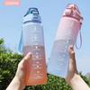 Large 1000ml Gradient Frosted Sports Water Bottle - Portable High-Value Fitness Cup