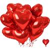 5 Pcs Heart Shape Foil Balloons DIY Air Balls New Wedding Decoration  Birthday Party