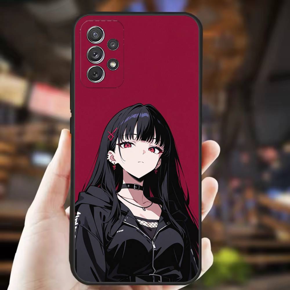 Чехол для телефона Wuthering Waves Chisa для Samsung S25, S24, S21, S22, S23, S30, Ultra, S20, Plus, Fe, Lite, Note, 10, 9, 5G Черный