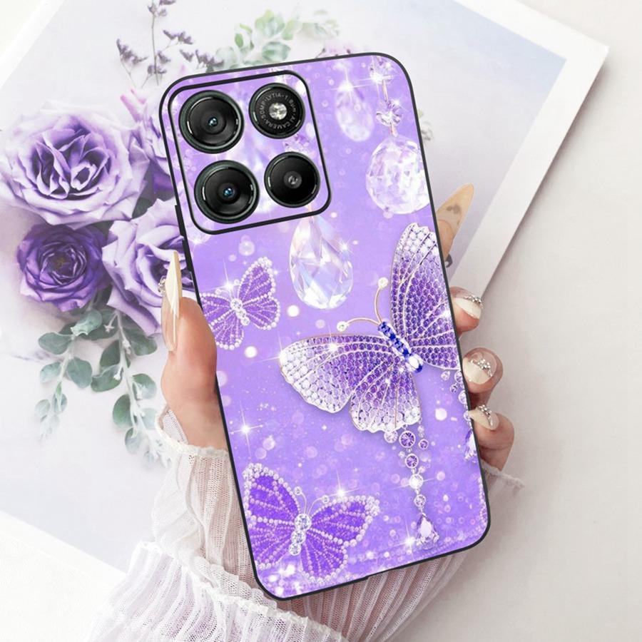 Для Motorola Moto G67 Moto G77 Чехол Мультяшный Кот Силиконовый Мягкий ТПУ Задние Крышки Для MotoG77 G 67 Чехол для Телефона MotoG67 G 77 5G Fundas