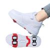 New Runaway Shoes Four-wheel Pulley Shoes Boys Children Shoes with Wheels Boys and Girls Skates Students Deformation Shoes