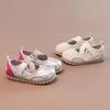 2025 Детские кеды для девочек: Белые кроссовки-пуф для весны/лета