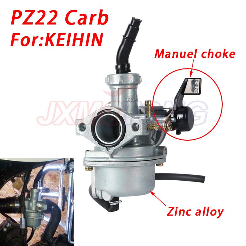 Карбюратор PZ22 22 мм Carb SunL JCL Baja TaoTao Квадроцикл 2/4-тактный PZ00 1100cc 125cc Китайский квадроцикл Питбайк с рычагом подсоса