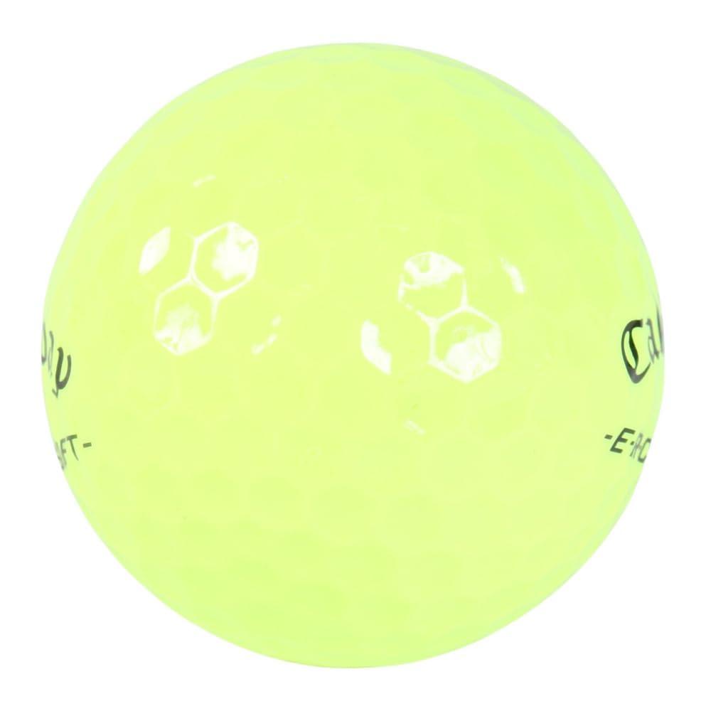 Callaway ERCSOFT YLW 25 TT 3B Golf Balls in Sleeve (3-Pack) (Yellow/FF/Men's, Women's, Jr.)