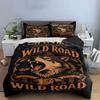 Wolf, globe, "Wild Road". Bedding sets Duvet cover sets Duvet covers Pillowcases(1 * Duvet Cover 2 * Pillowcases without duvet insert)