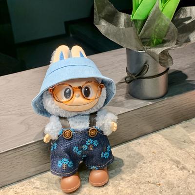Предназначено для одежды Labubu БЕЗ куклы, комбинезон с шляпой для Labubu 6,69 дюйма, наряды Labubu, одежда Labubu, модные аксессуары для Labubu