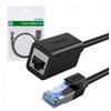 Ugreen Network Cable Nw112 Ethernet Rj45 Extender, Cat. 6, Ftp, With 3M Metal Plug (Black)