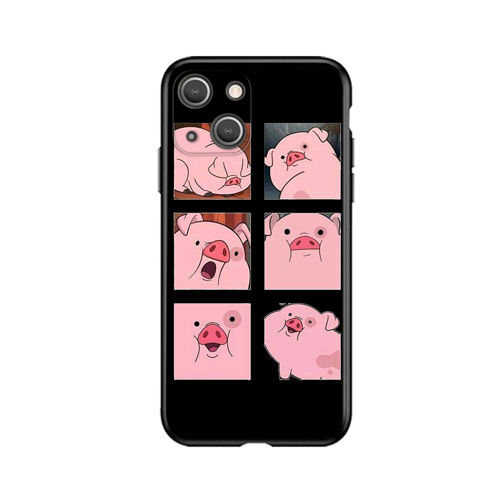 For Xiaomi Poco F3 M3 X3 GT Mi 11 11i 11T Ultra Redmi Note 10 10S The Pink Pig Cute For iPhone 13 Mini Pro Max Phone Case