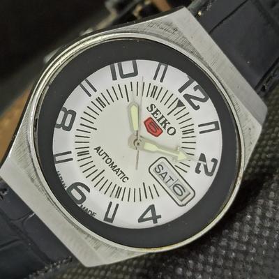 Б/У SEIKO 5 АВТОМАТИЧЕСКИЕ ВИНТАЖНЫЕ ЯПОНСКИЕ МУЖСКИЕ ЧАСЫ ДЕНЬ/ДАТА 532a-a278908-2
