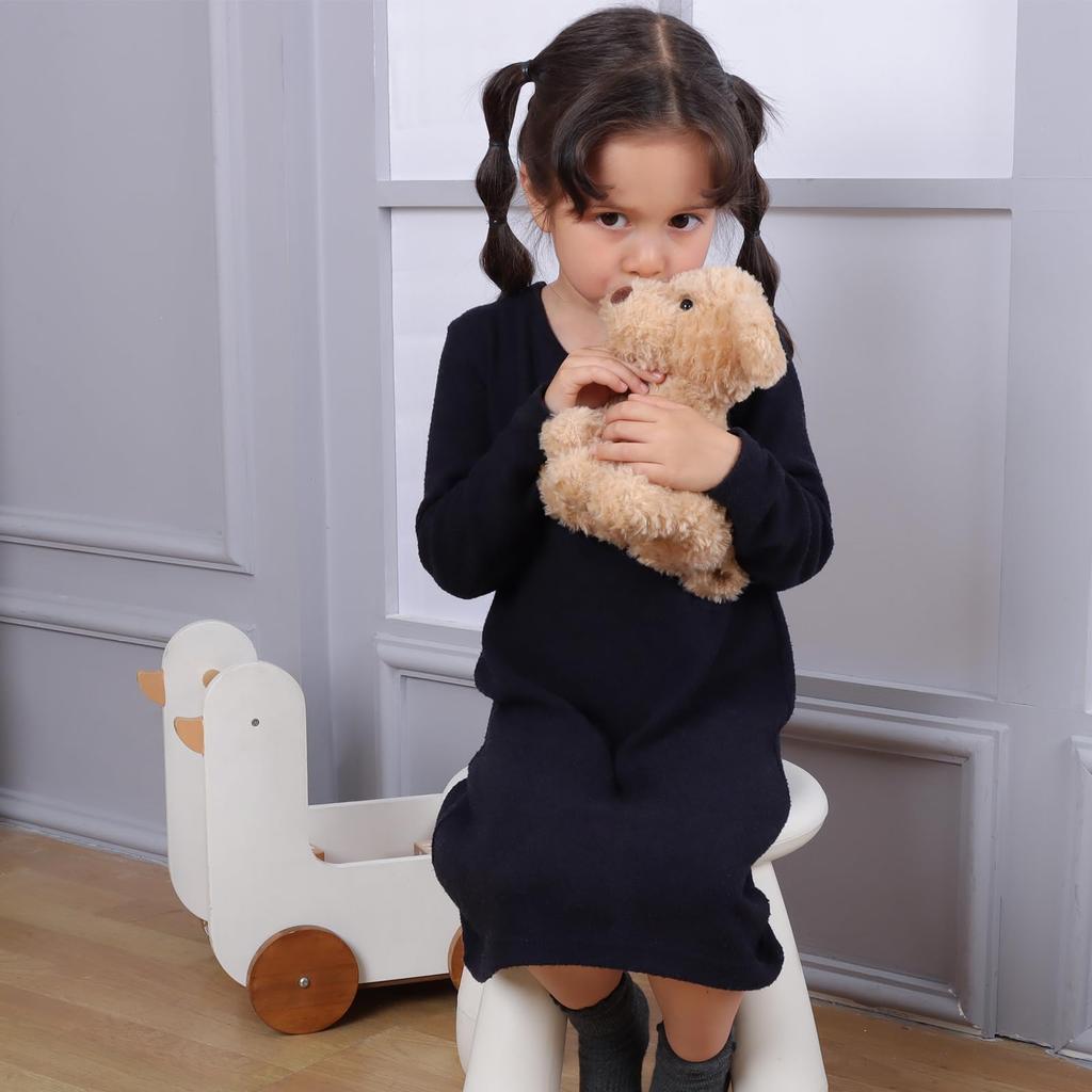 Apricot Lamb Plush Puppy Toy for Soft and Cute Fluffy Puppy for Girls and 20cm Kids, Boys,