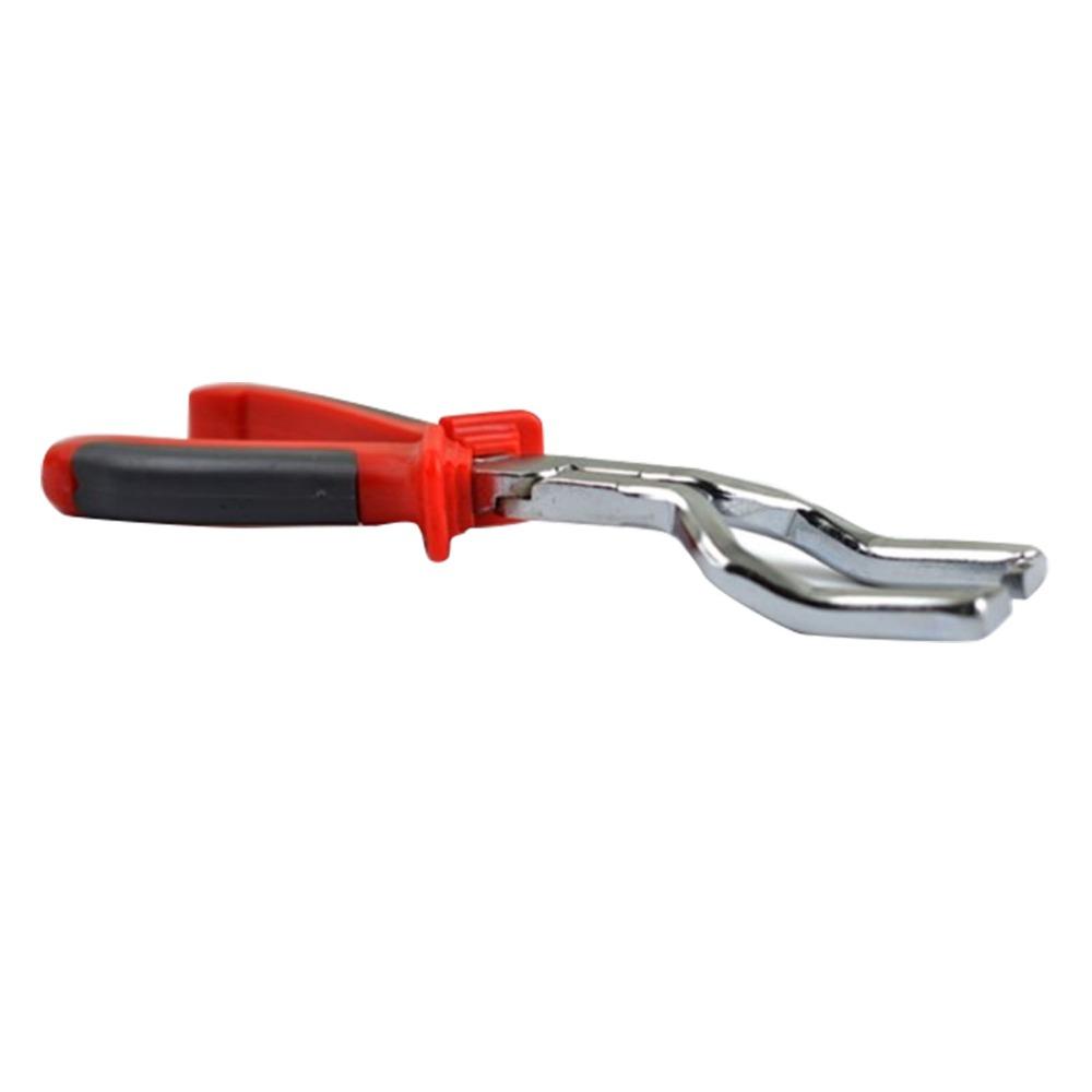 9 Inches Fuel Line Pliers Red Handles Fuel Line Disconnect Tool Pipe Clamp Repair Tool  Heavy-Duty
