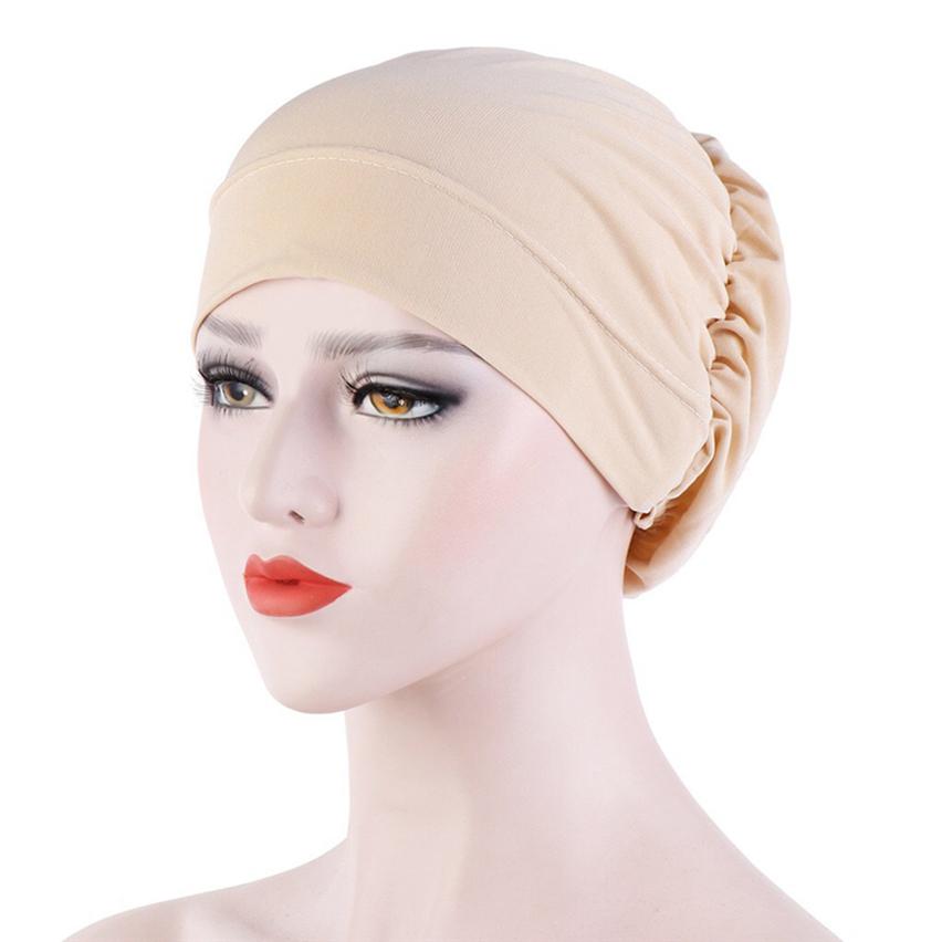 Cancer Chemo Cap Hijab Turban Hat Headwear Hijab Wrap Muslim Hair Loss
