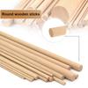 10/25/50/100 шт. круглые деревянные палочки, палочки для рукоделия, изготовление фруктового мороженого и изготовление моделей, игла для торта, сделай сам, прочная игла, строительная модель, деревообработка