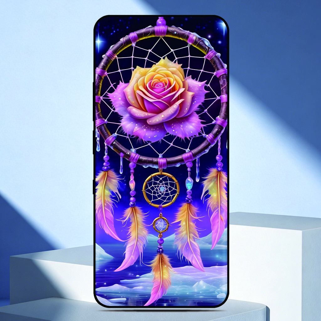 Rose Dream Catcher Phone Case For Motorola Moto G86 Power 5G Painted Back Cover For Moto G75 TPU Soft Fundas Customized Photo