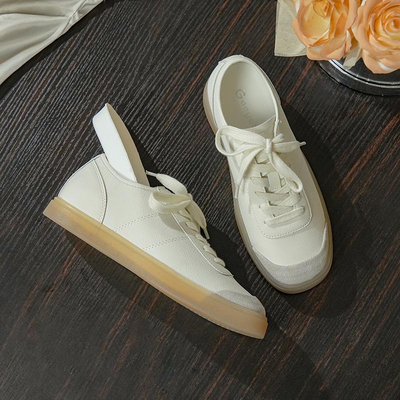Невидимая стелька, увеличивающая рост, маленький размер 4, ретро-кроссовки со шнуровкой и строчкой, повседневные женские кроссовки