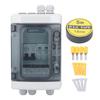 PV Combiner Box IP65 Waterproof Lightning Protection Photovoltaic Solar Disconnect Switch with 40A C