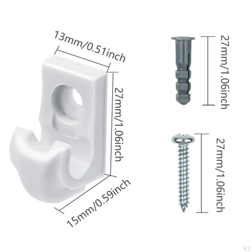 24 шт. кронштейн для полки шкафа клипсы в комплекте винты прочный рождественский светильник подвесной