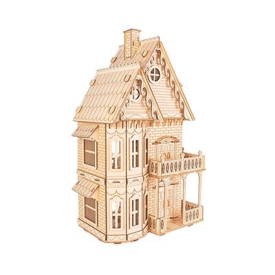 Woody Gothic Villa 3D Трехмерная головоломка Корейская церемония-головоломка