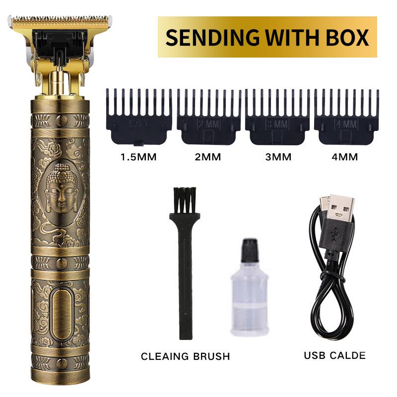Профессиональные электрические машинки для стрижки волос для бритья и подравнивания с выемкой для лысых голов