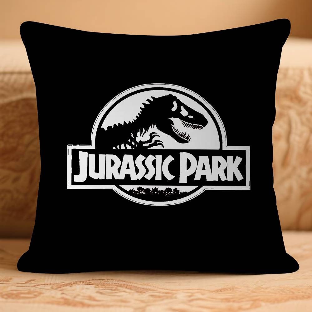 Movie J-JurasskS P-Park D-Dinosaur Pillow Case Removable Washable Cushion Cover – All-Season Soft Linen