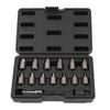 15Pcs Damaged Screw Extractor Set High Carbon Steel 3/8in Drive Hex Screw Remover Kit for Repair Mai