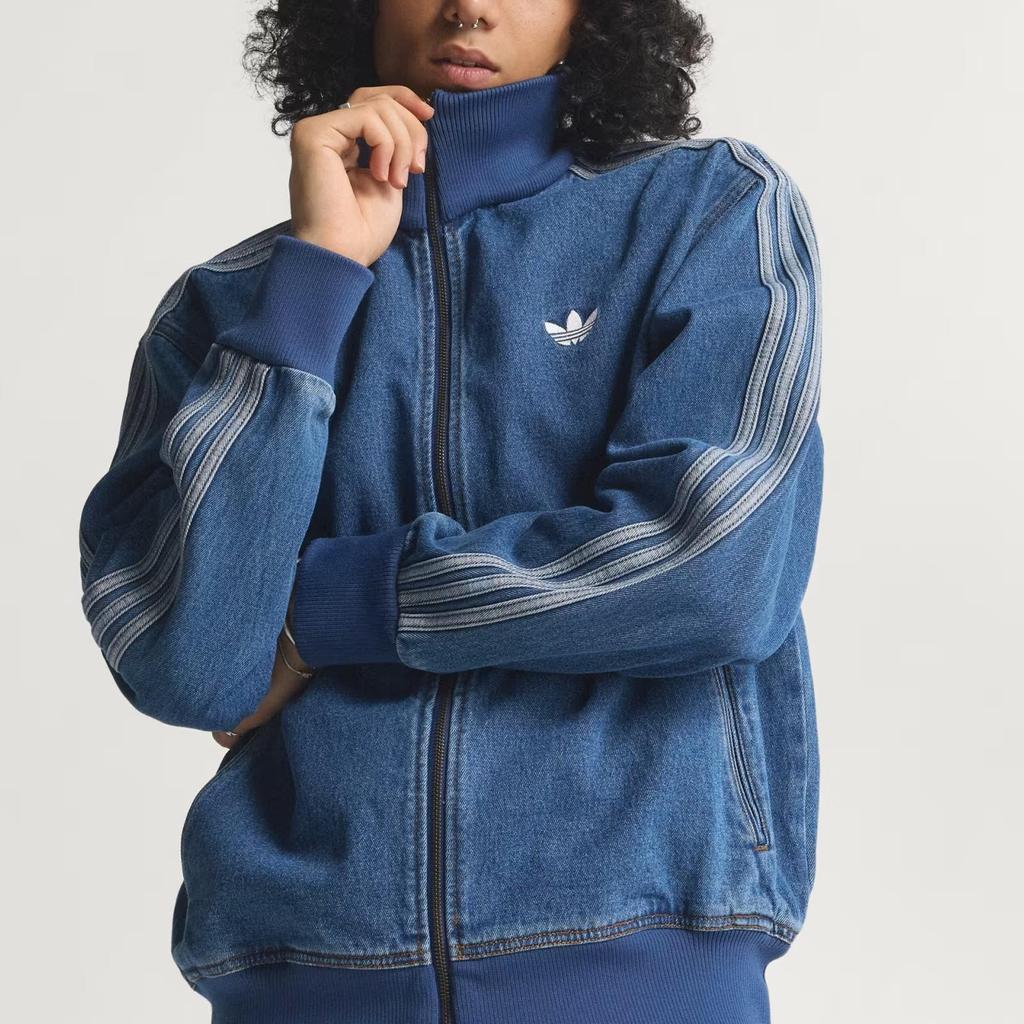 adidas Originals Adicolor Firebird Джинсовая куртка Синий деним Мужская KD1517