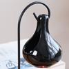 Hanging Stove Aromatherapy Black Candles Ceramic Incense Holder Tea Light Wax Melt Burner Iron Essential Oil Tealight Warmer