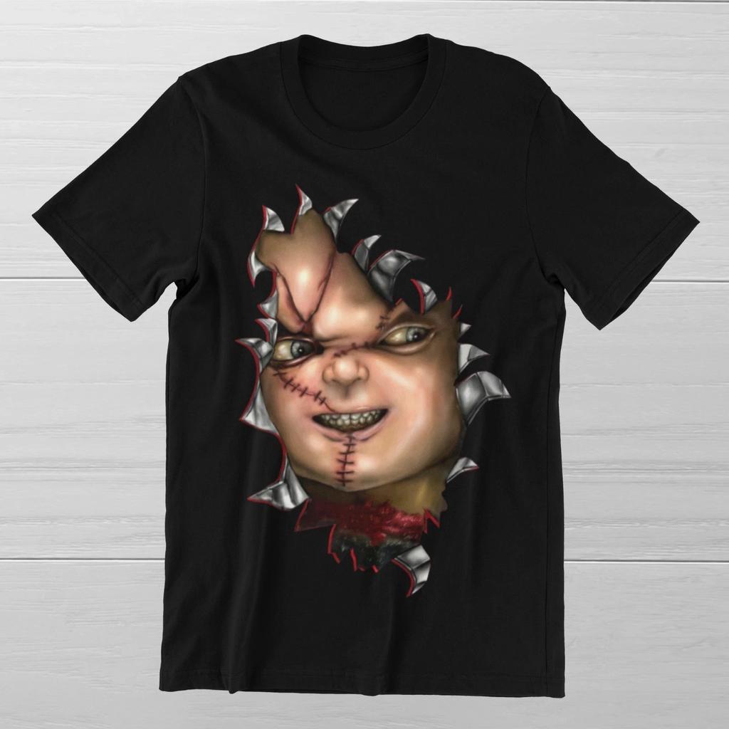 Chucky Old School 90s Halloween Horror Movie Unisex T-Shirt S-5XL