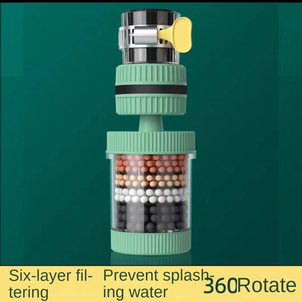 6-слойный фильтр для водопроводной воды, насадка, моющиеся удлинители для смесителя, направляющая для смесителя для раковины, водосберегающее устройство
