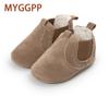 MYGGPP Autumn and Winter Small Leather Shoes Baby Shoes Cotton Shoes Soft Bottom Shoes Baby Cotton Boots Toddler Shoes 0-1 Years Old