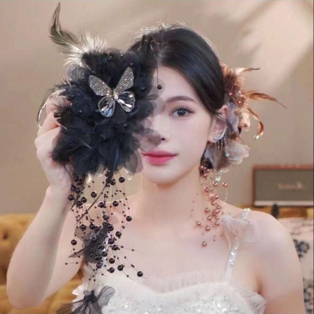 Кисточка зажим для волос тканевые аксессуары для волос модные банты заколки для девочек