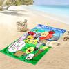 Inanimate-inspired wacky 2D Flat Print Beach Towel, Large Soft Quick Dry Towel for Beach Camping SwimmingXSTJ0915525