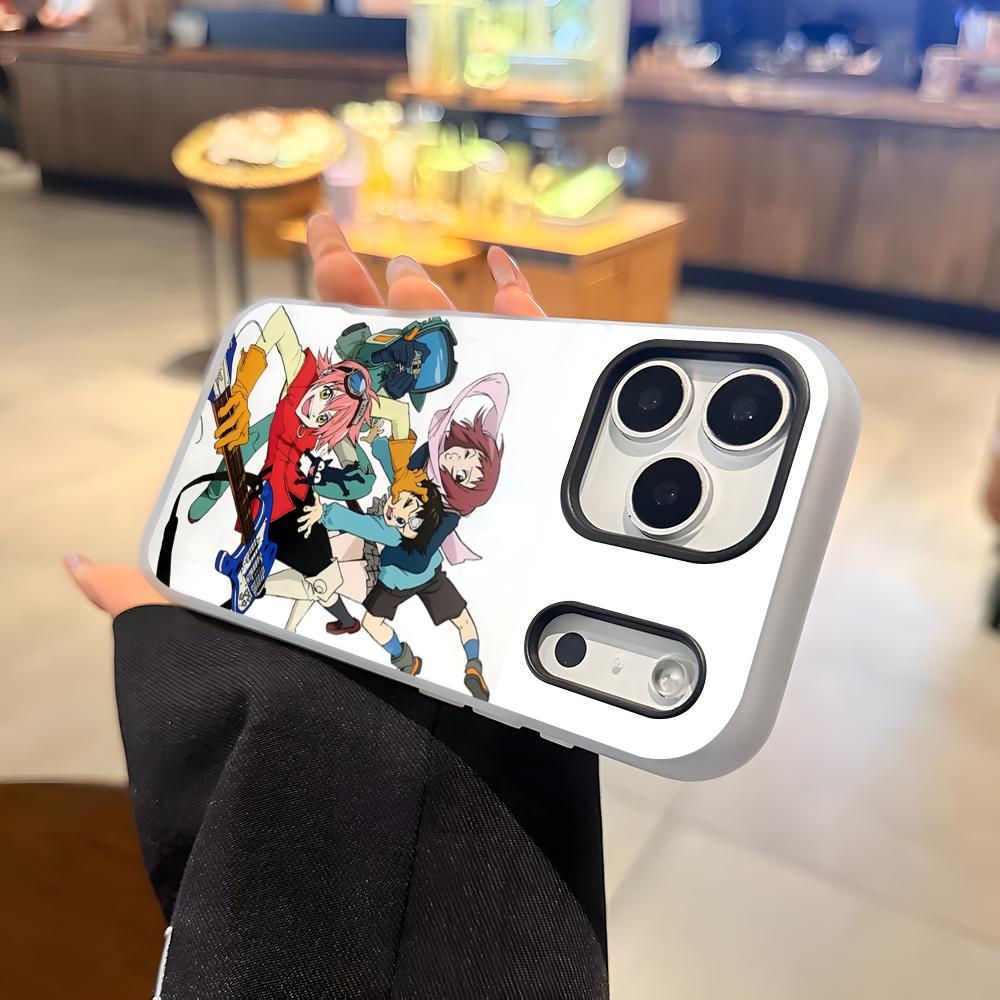 Чехол для телефона FLCL Аниме Для IPhone 17 Air 16 E 15 14 Plus 13 12 11 Pro Max Желейный 2-в-1 Защитный чехол