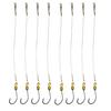 Hot Style 5Pcs Anti-Bite Stainless Steel Wire Leader Fishing Rigs Hooks Line Tackle Tool