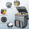 Leak Proof Large Thermal Food Delivery Box with Wheels Insulated Rolling Cooler Bag Detachable Food Storage Container for Travel