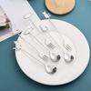 Cat Fish Small Spoon Fork Japanese Dessert Spoon Stainless Steel Long Handle Coffee Stirring Spoon Cake Fork Tableware Supplies