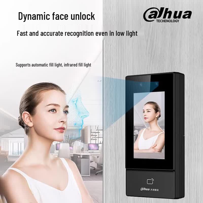 Dahua 4.3-inch Multi-Biometric Access Control Terminal CN plug (adapter included)