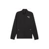 Solid Color Sports Running Casual Stand Collar Long Sleeve Jacket Men Jackets Black 524984-01