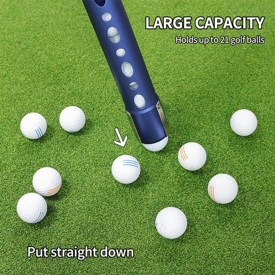 Detachable Golf Ball Picker Aluminium Alloy Golf Ball Retriever Shag Tube Ball Shagger