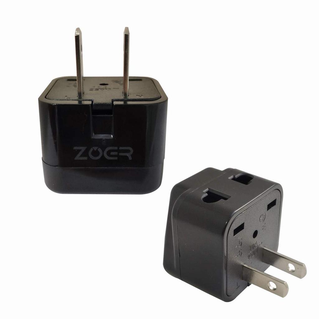 ZOER Всемирный штекер типа A Переходник для преобразования розетки для зарубежных электроприборов Форма вилки питания Переходник для преобразования Используйте бытовые приборы из