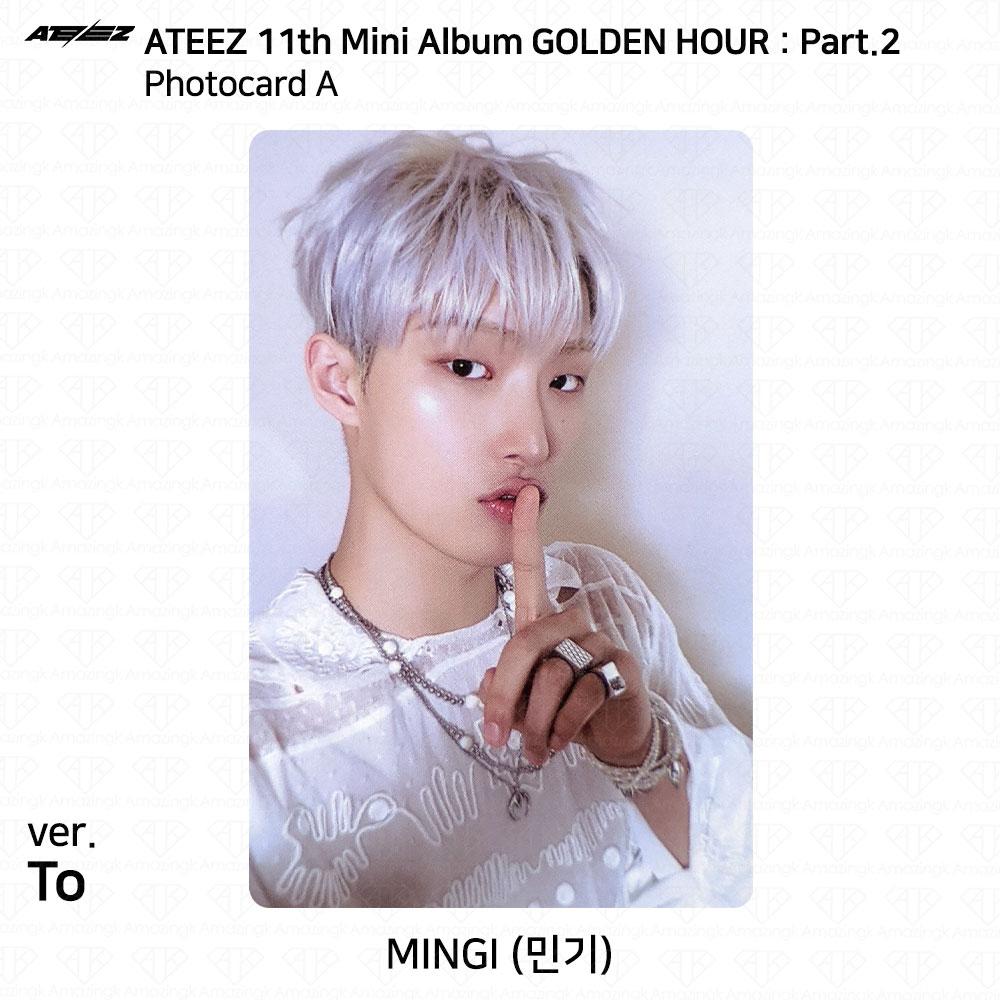 ATEEZ 11-й мини-альбом Golden Hour Pt.2 To Diary For Ver Фотокарта Почтовая открытка