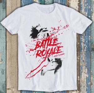 Турнир Battle Royale Остров Япония Фильм Забавная Подарочная Футболка M2127