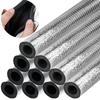 10Pcs Pipe Insulation Foam Tube Thickened Insulation Sleeves Freeze Protection Cover for Winter Pipe Freeze Prevention