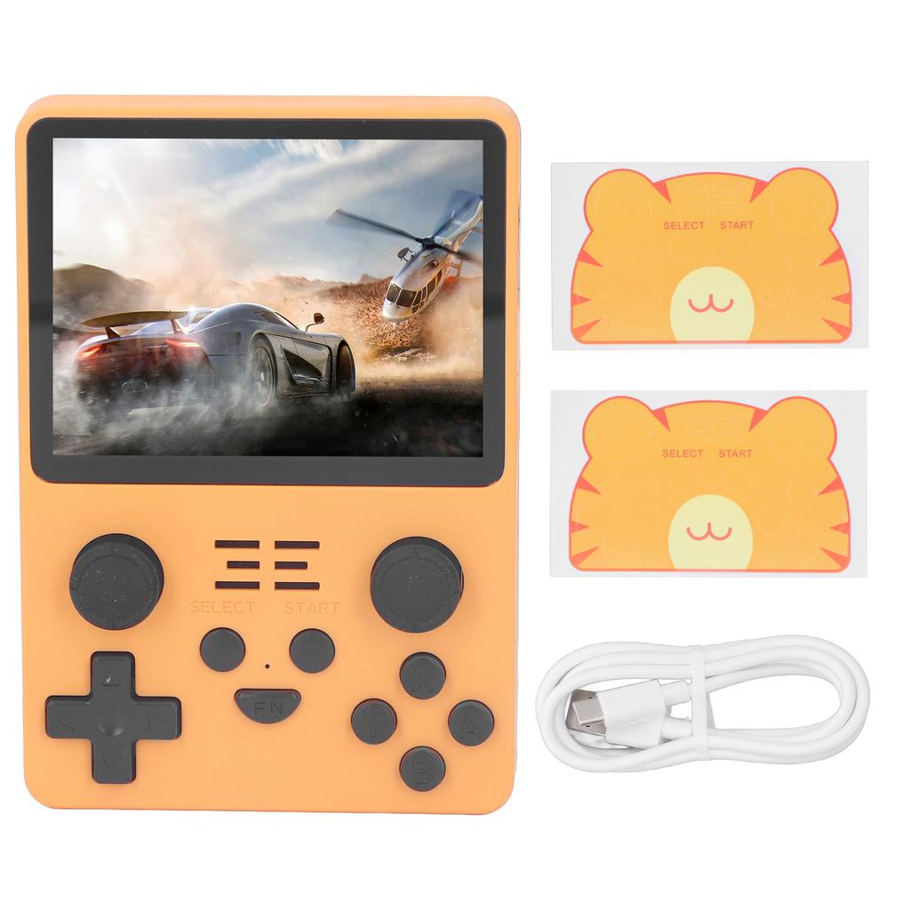 Портативная игровая консоль RGB20S, различные игры, экран 3,5 дюйма, игровая машина с высоким разрешением, черная