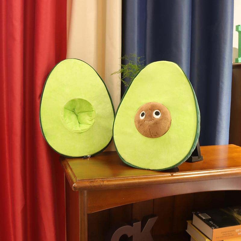 Toy Avocado Plush Cartoon Stuffed Animal Doll Bedroom Decoration 25cm Gifts