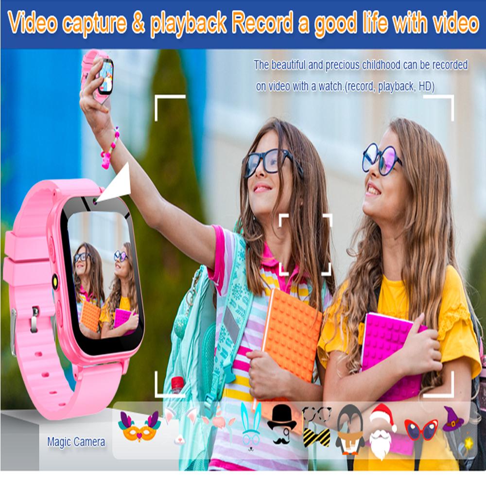 Детские игры, умные часы, камера, музыка, фонарик, шагомер, отслеживание привычек, детские умные часы для мальчиков и девочек, подарки