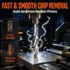 135 Degree Point HSS Drill Bit Double Spiral Groove Wood Drill Bit Drill Bit Set  Wood Drilling