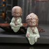 F Будда, милое украшение для домашних животных, креативный маленький монах, бутик, фиолетовый Geyao Caisha, чайные украшения для домашних животных, знаменитые чайные аксессуары кунг-фу