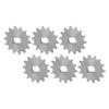 6 шт. Звездочка цепи Колесо Скорость велосипеда Редукторный двигатель Аксессуар Тип 420 14 зубьев Внутр. диам. 12x17 мм
