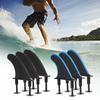 3pcs Soft Surfboard Fins with Screws 4.5 Inch Surf Fins for Soft Surfboard Longboard Surfing